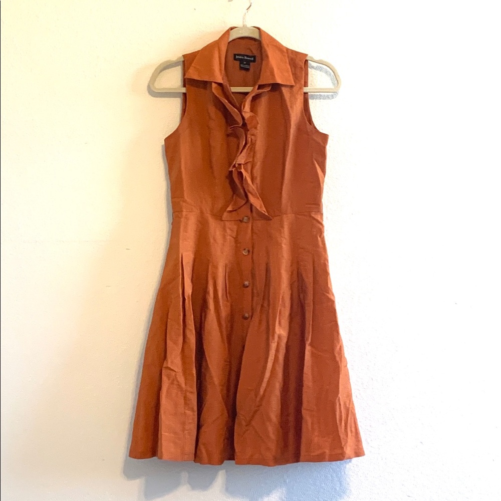 Jessica Howard petite summer button shirt dress